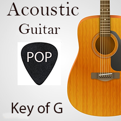 Acoustic guitar loops in the key of G